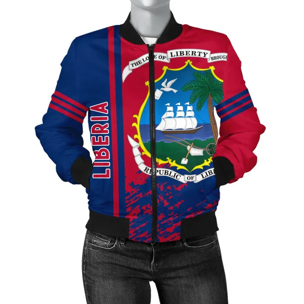 Liberia Bomber Jacket Quarter Style