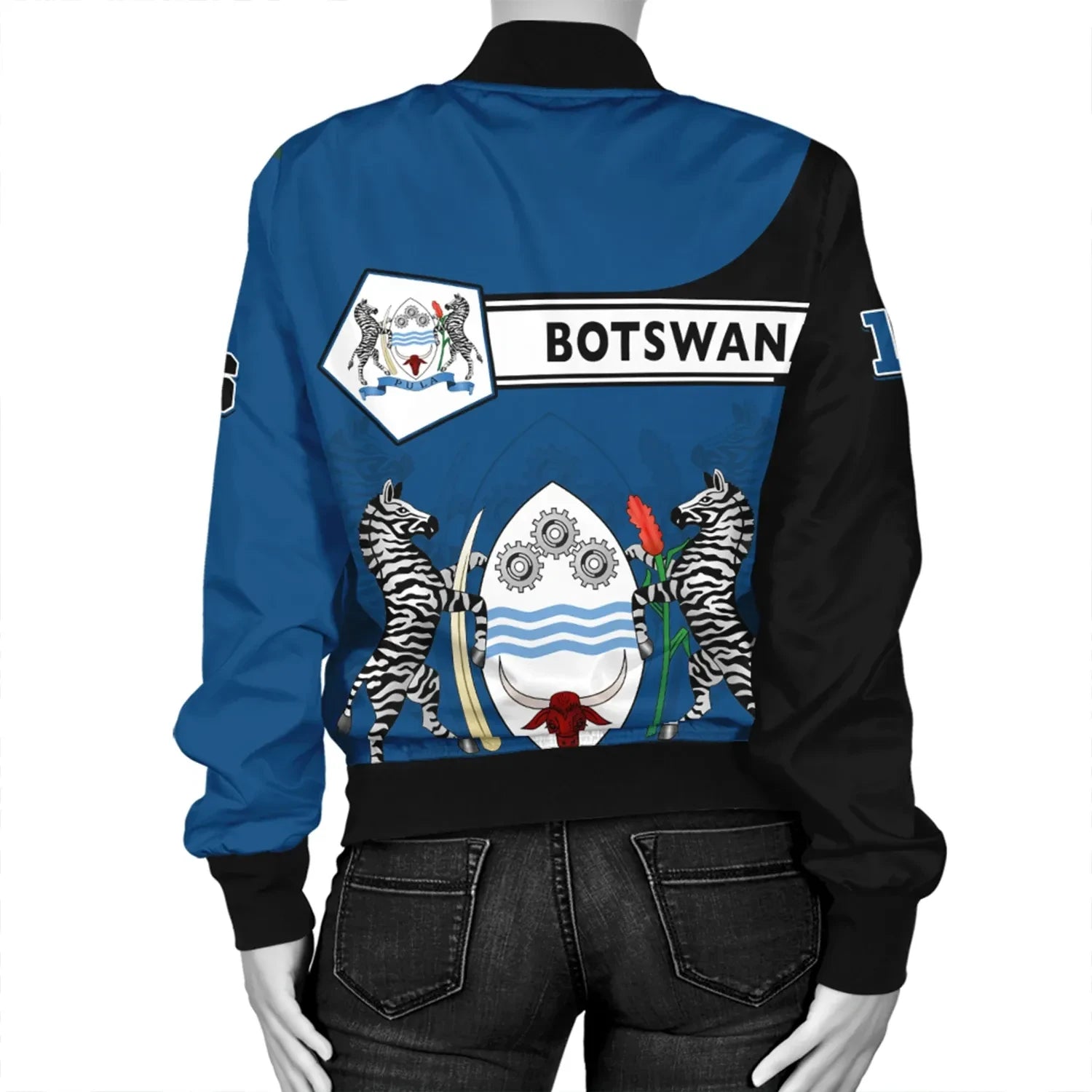 Custom Botswana Bomber Jacket Pentagon Style