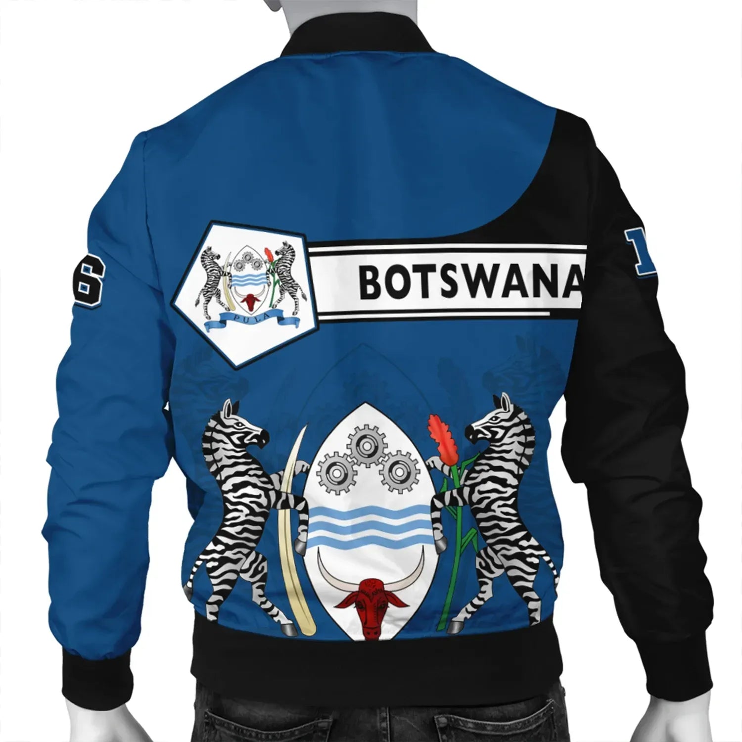 Custom Botswana Bomber Jacket Pentagon Style