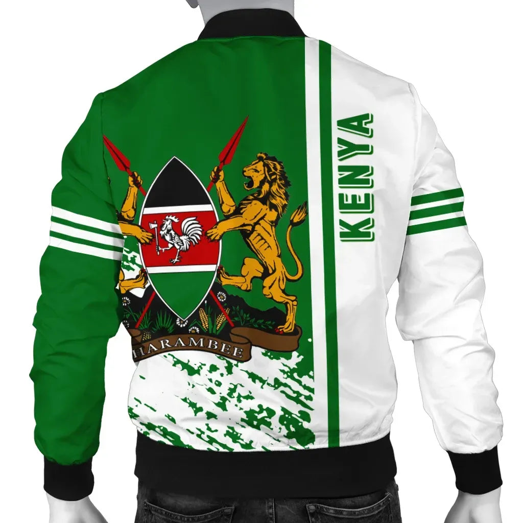 Kenya Bomber Jacket Quarter Style