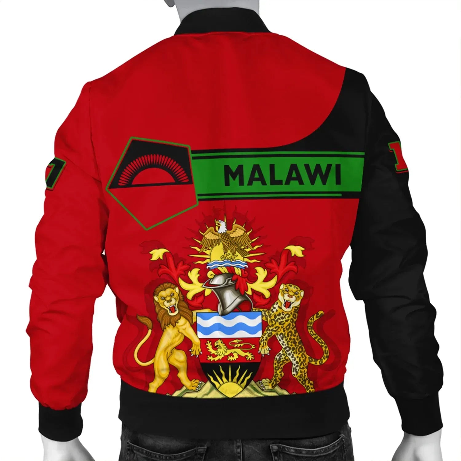 Custom Malawi Bomber Jacket Pentagon Style