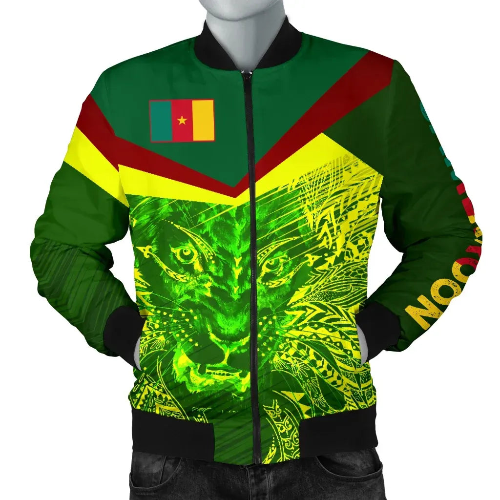 Cameroon Lion Men's Bomber Jacket