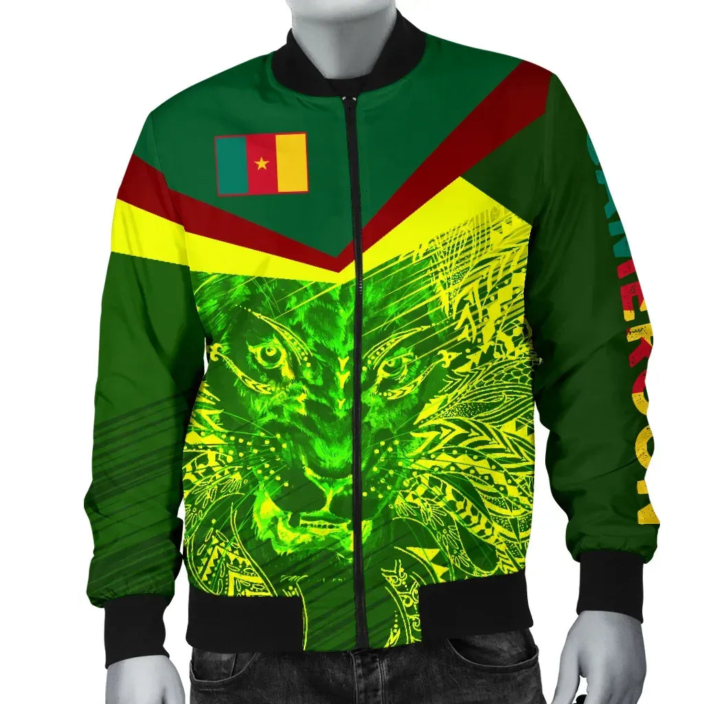 Cameroon Lion Men's Bomber Jacket