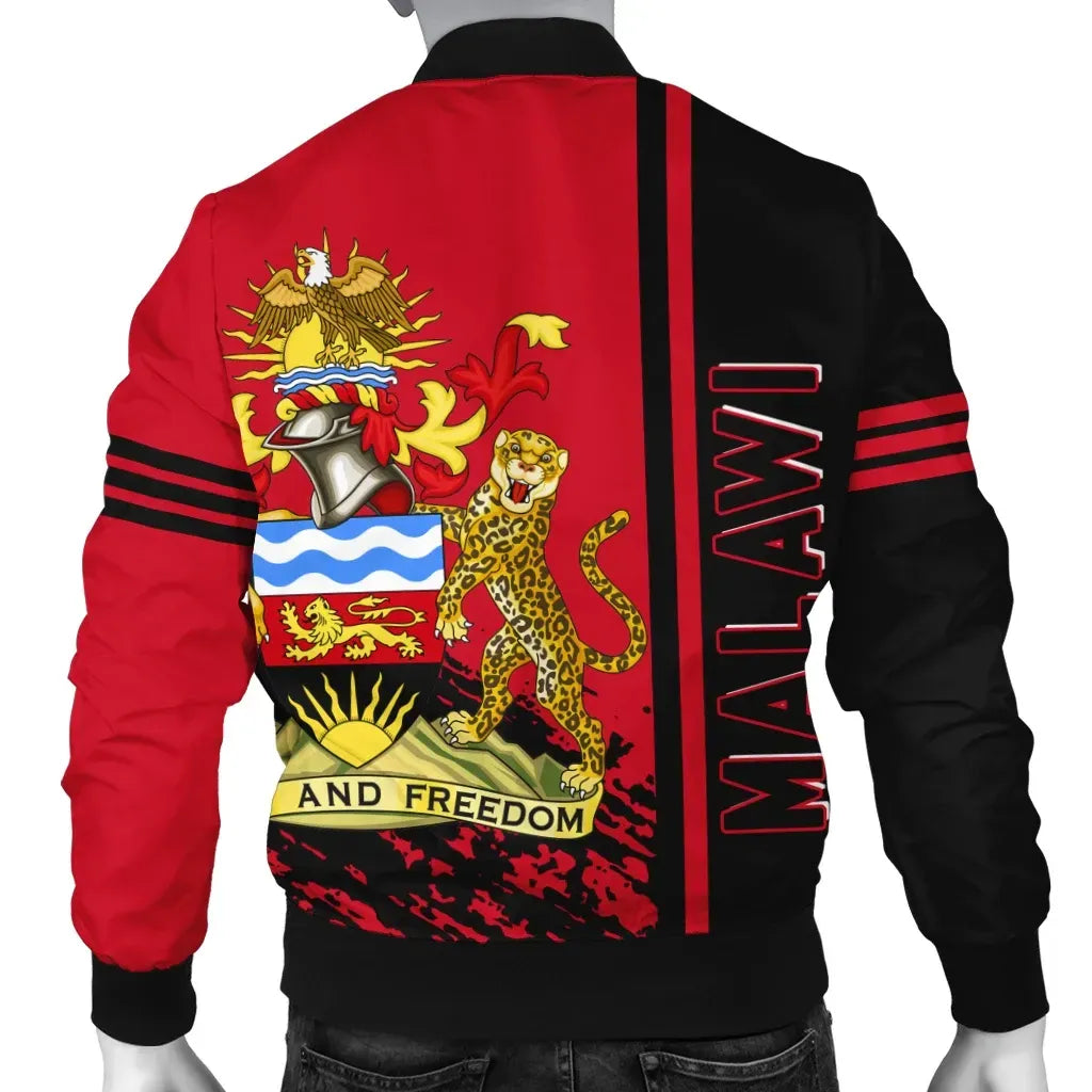 Malawi Bomber Jacket Quarter Style