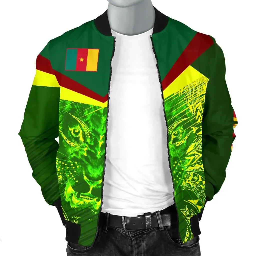 Cameroon Lion Men's Bomber Jacket