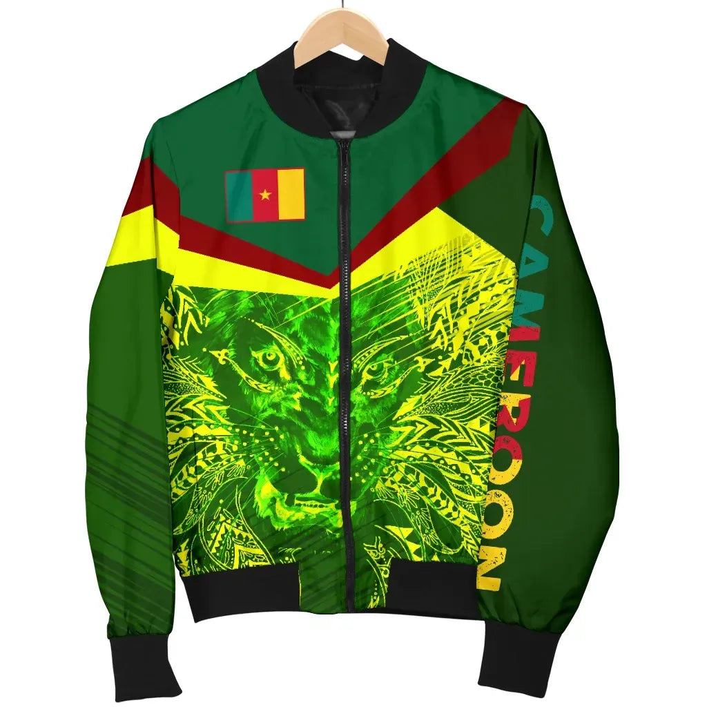 Cameroon Lion Men's Bomber Jacket