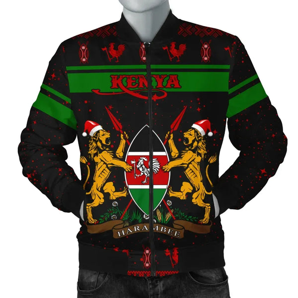 Kenya Christmas Bomber Jacket