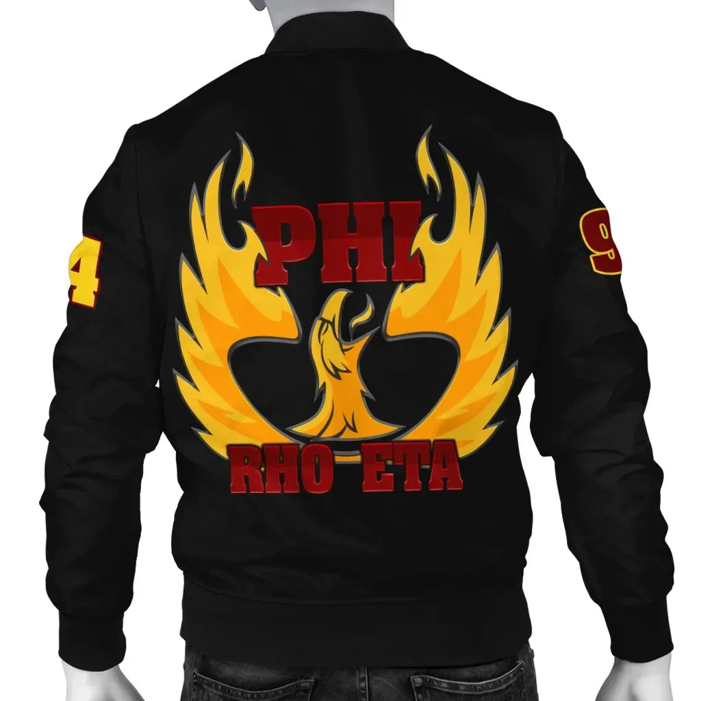 Bomber Jacket - Phi Rho Eta Bomber Jacket Graduation Stole Style