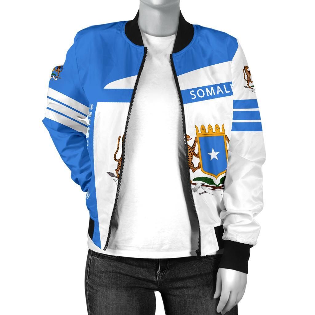 Somalia Coat Of Arms Sport Women's Bomber Jacket - Premium Style