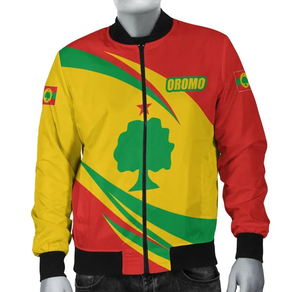 Oromo Flag Fantasy Bomber Jacket