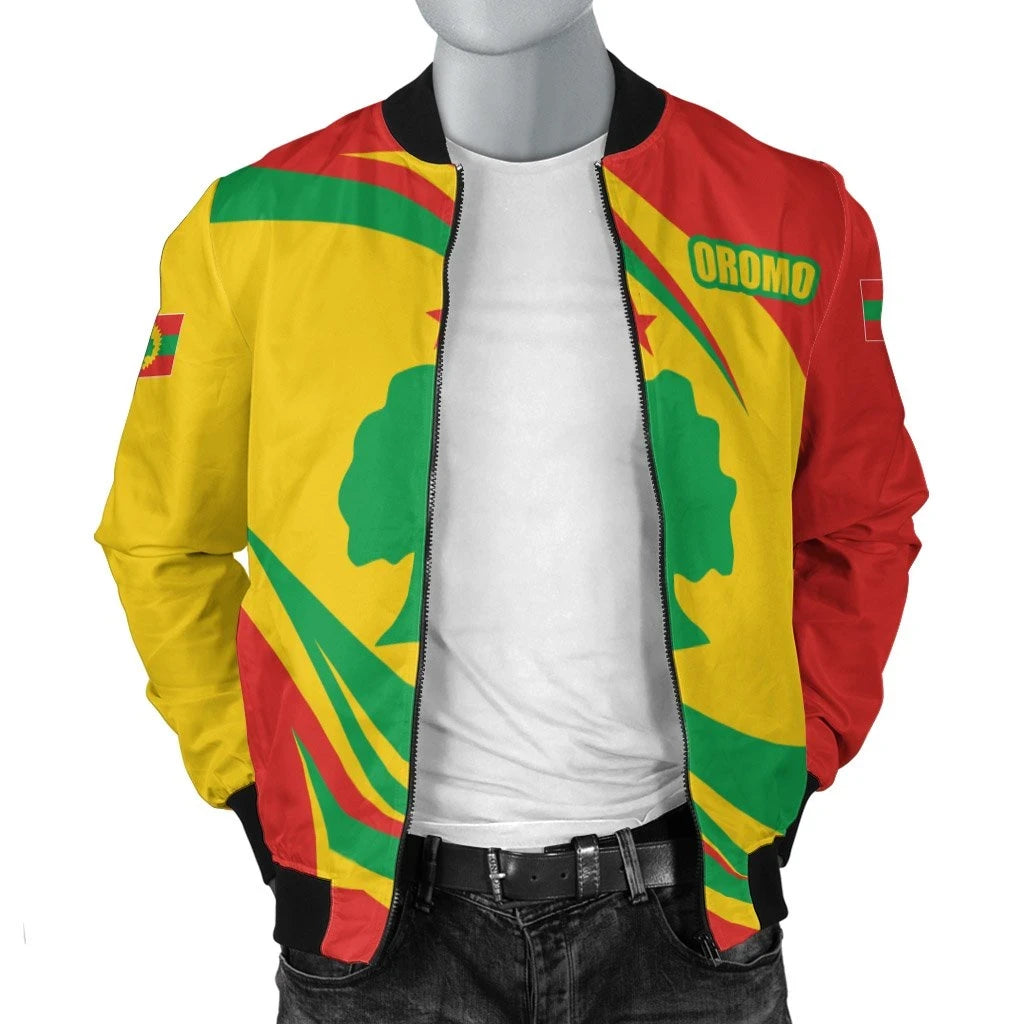 Oromo Flag Fantasy Bomber Jacket