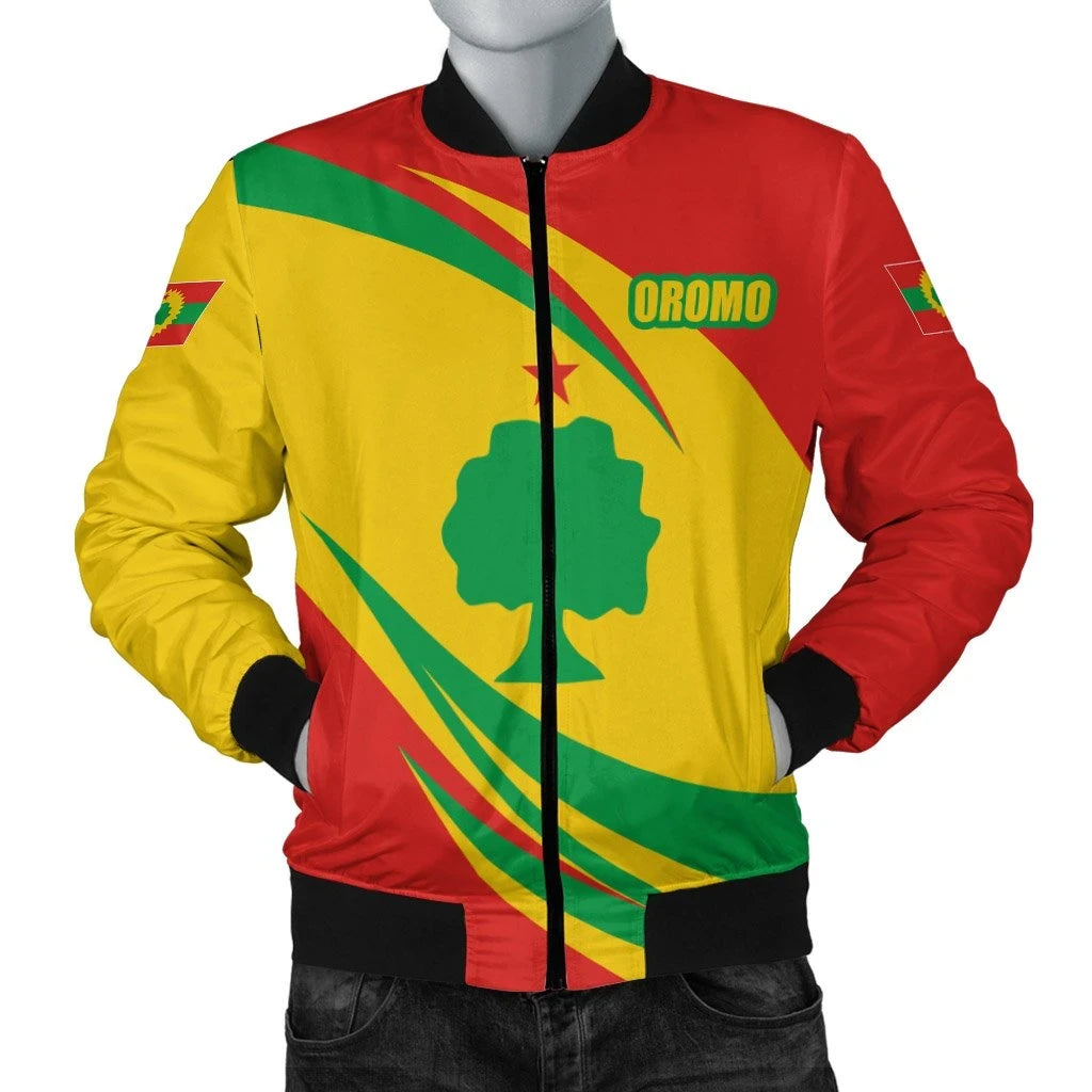 Oromo Flag Fantasy Bomber Jacket