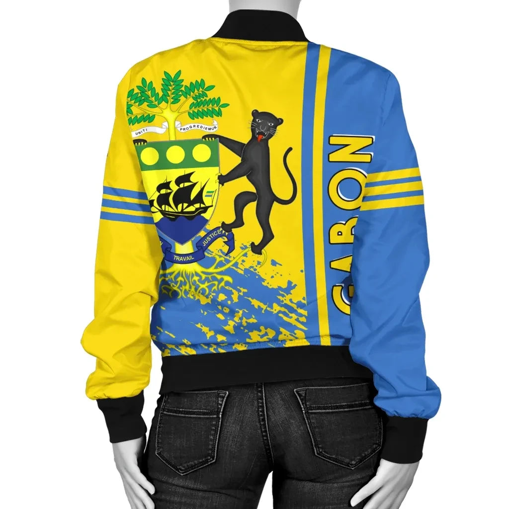 Gabon Bomber Jacket Quarter Style