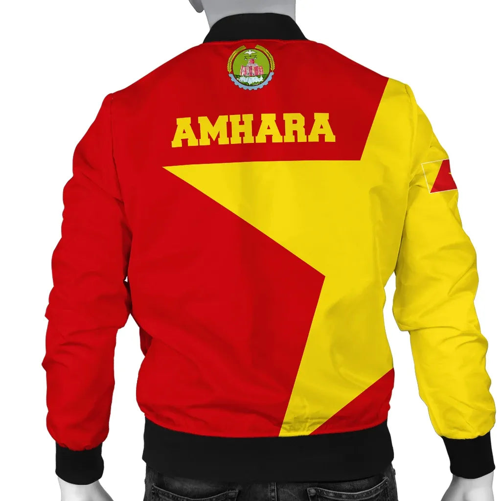 Amhara Flag Lion Bomber Jacket