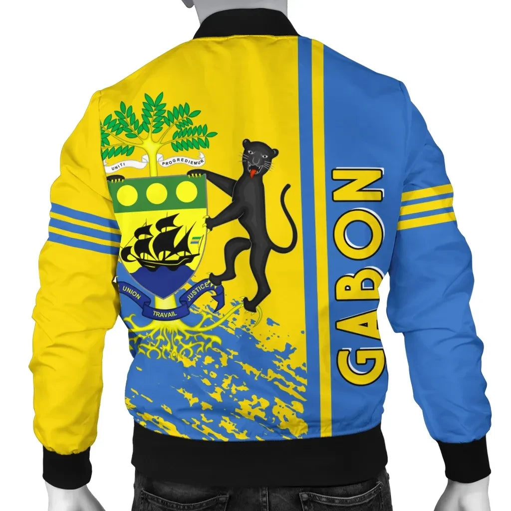 Gabon Bomber Jacket Quarter Style