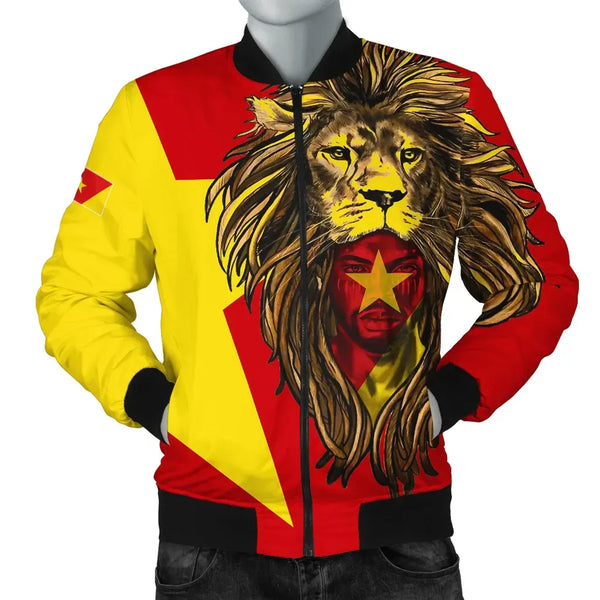 Amhara Flag Lion Bomber Jacket