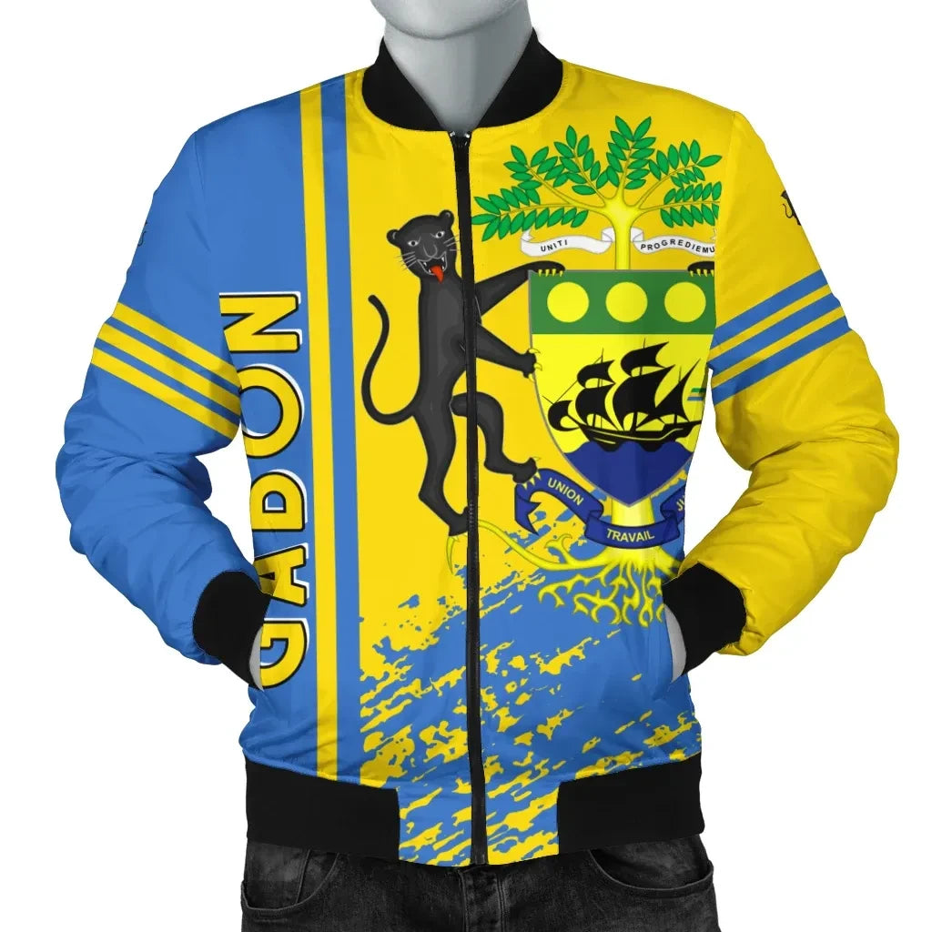 Gabon Bomber Jacket Quarter Style