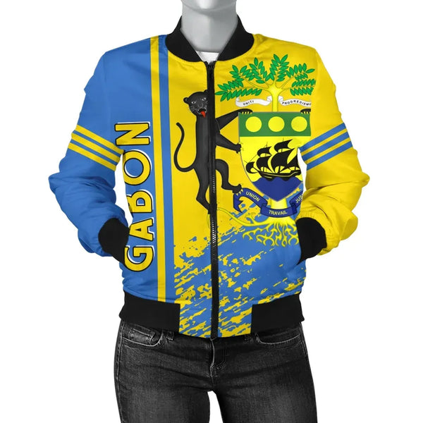 Gabon Bomber Jacket Quarter Style