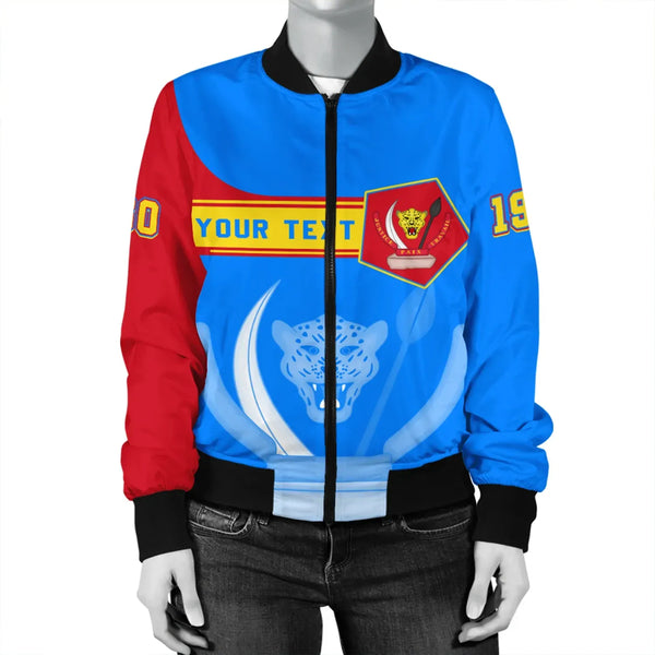 Custom Democratic Republic of the Congo Bomber Jacket Pentagon Style