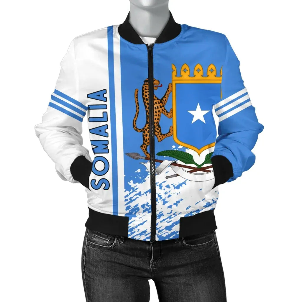 Somalia Bomber Jacket Quarter Style