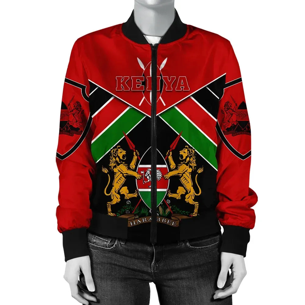 Kenya Zawadi Bomber Jacket