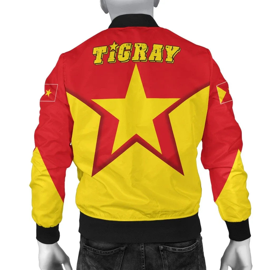 Tigray Flag Star Bomber Jacket