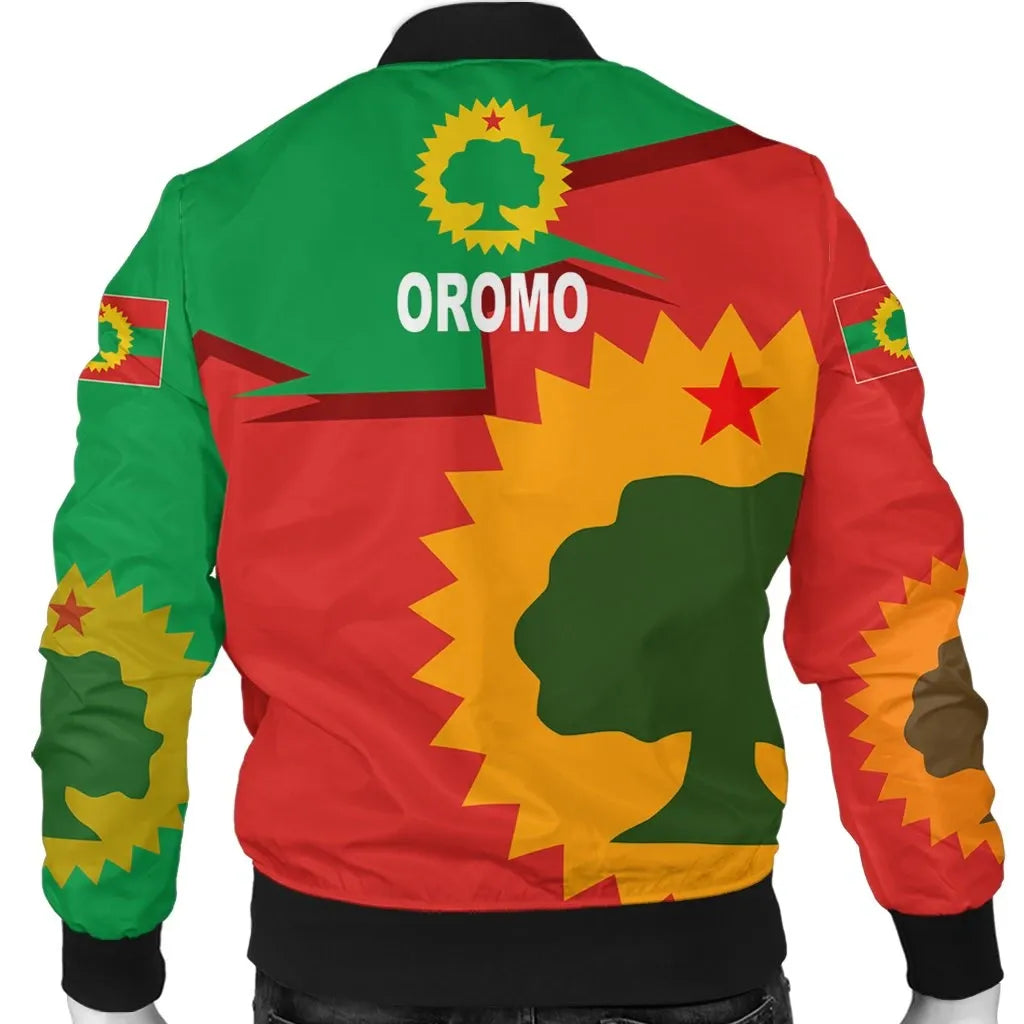 Oromo Flag Bomber Jacket