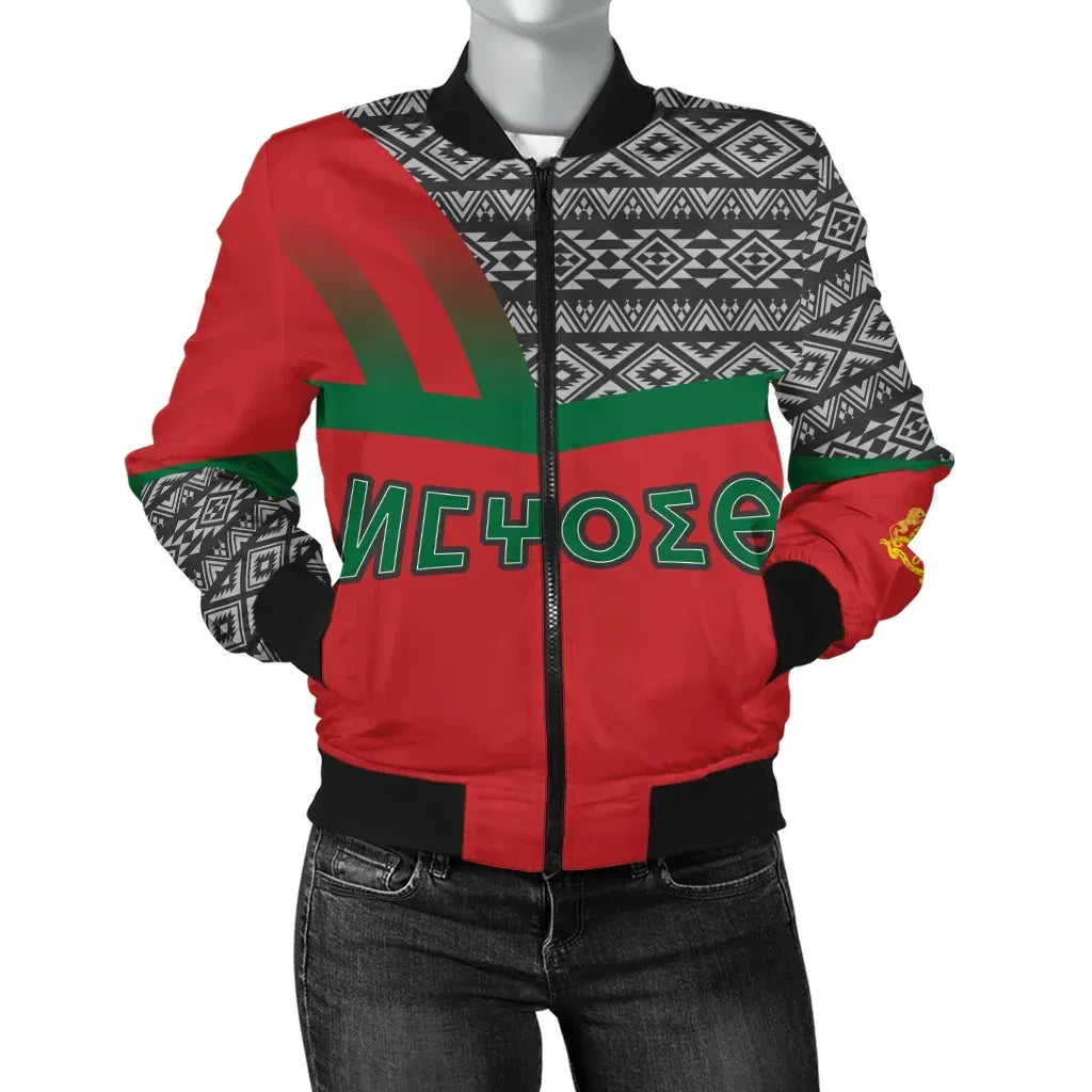 Morocco Pride Tribal Bomber Jacket - Prime Style