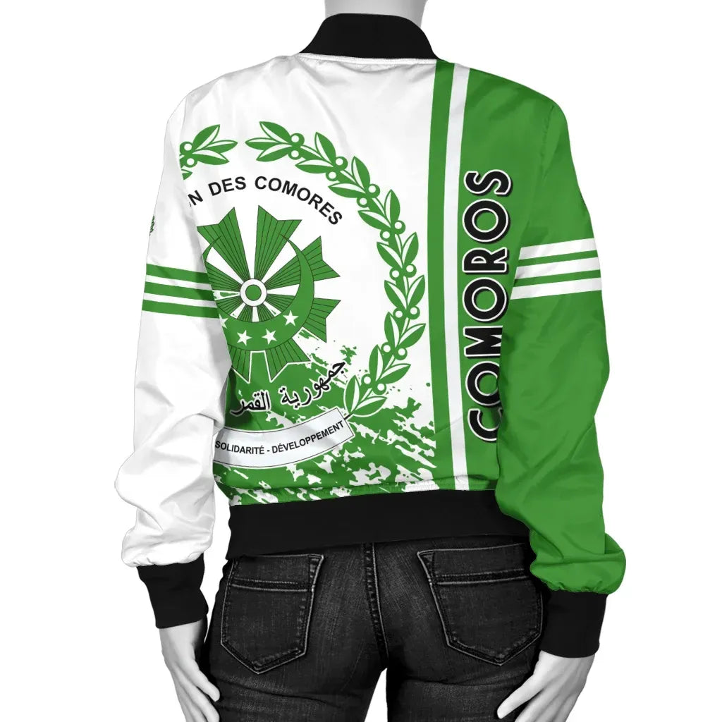 Comoros Bomber Jacket Quarter Style