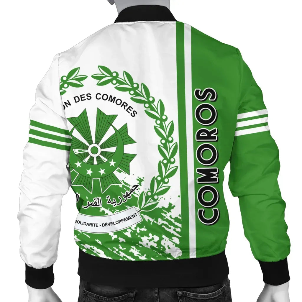 Comoros Bomber Jacket Quarter Style