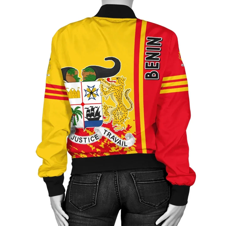 Benin Bomber Jacket Quarter Style