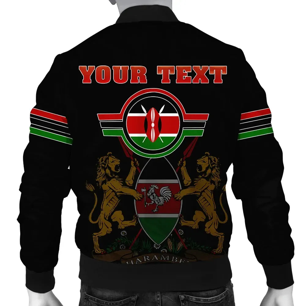 Kenya Grunge Bomber Jacket