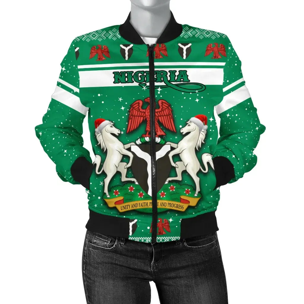 Nigeria Christmas Bomber Jacket