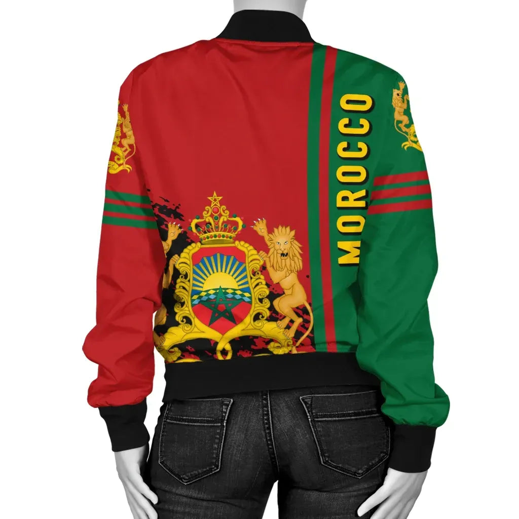 Morocco Bomber Jacket Quarter Style