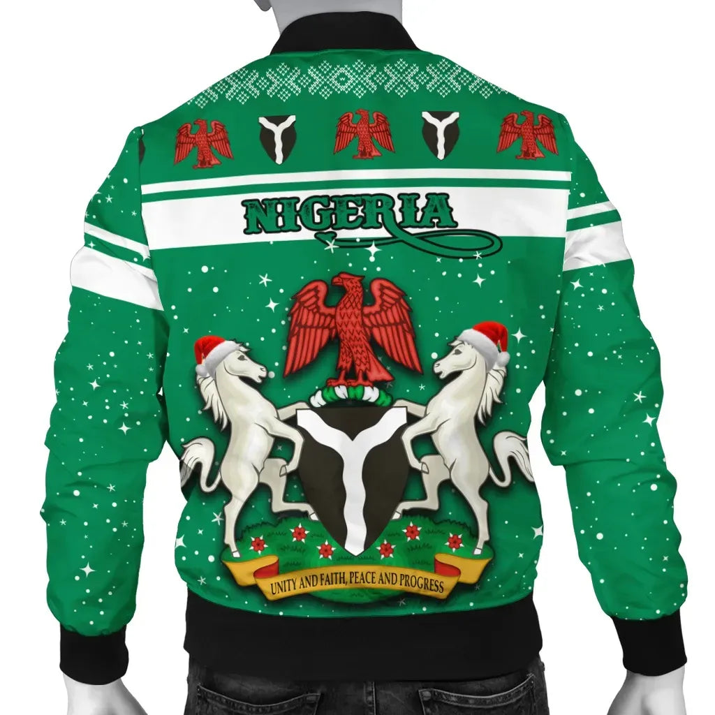 Nigeria Christmas Bomber Jacket