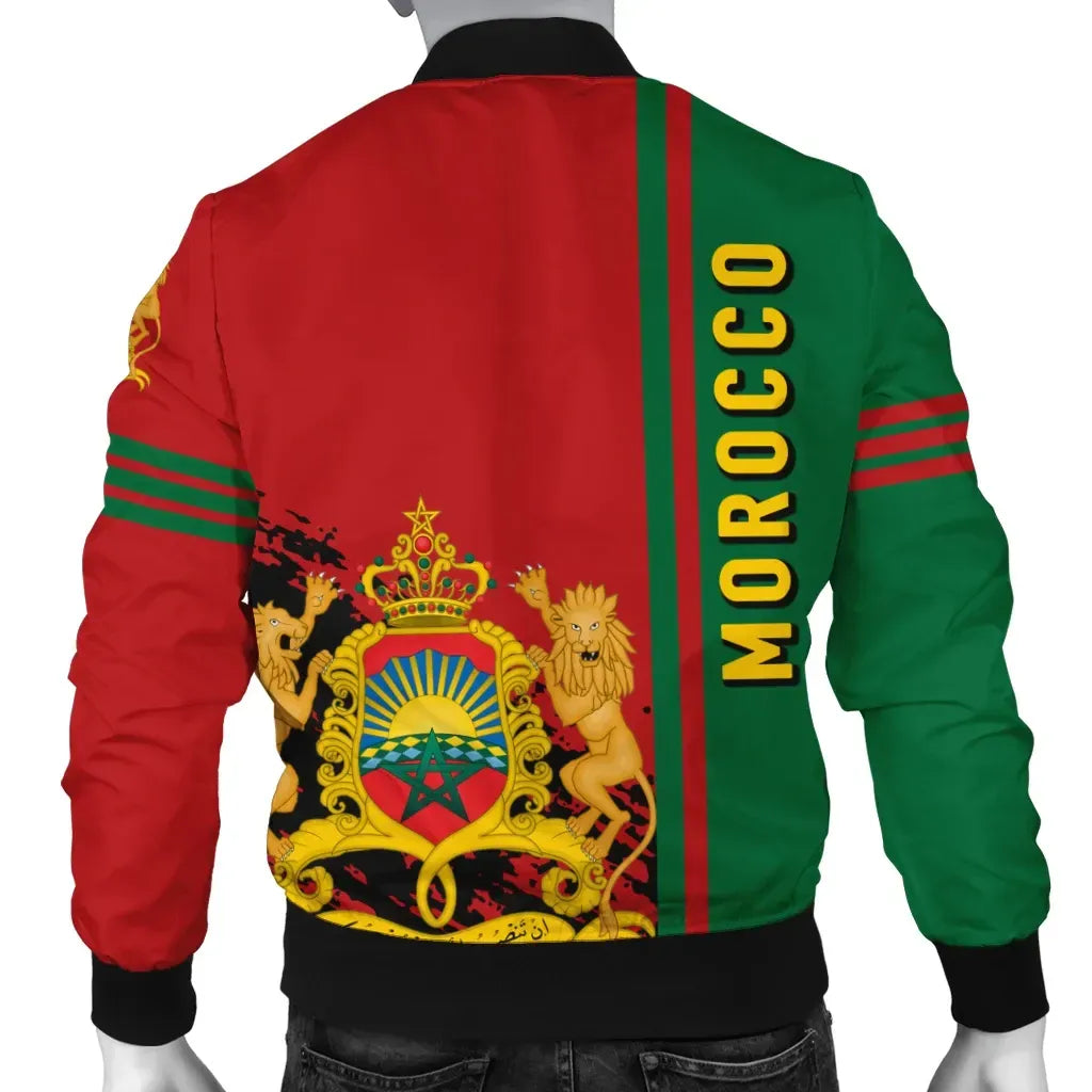 Morocco Bomber Jacket Quarter Style