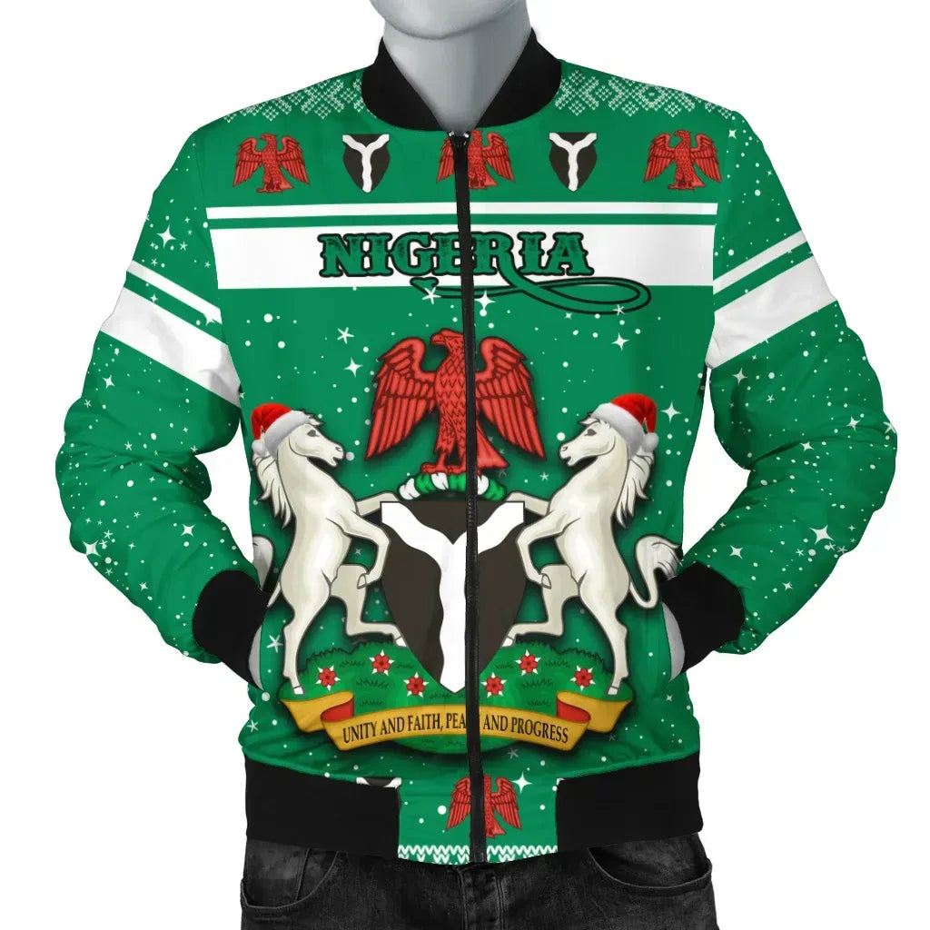 Nigeria Christmas Bomber Jacket