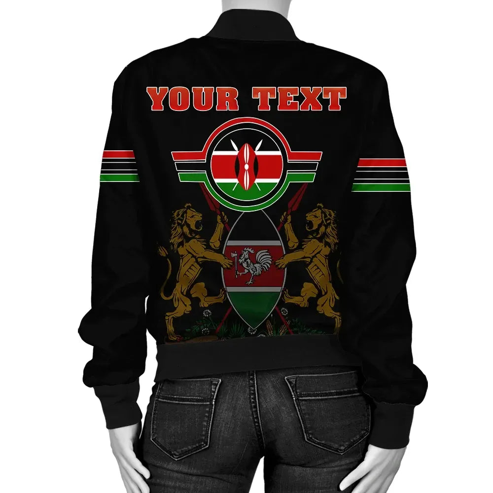 Kenya Grunge Bomber Jacket