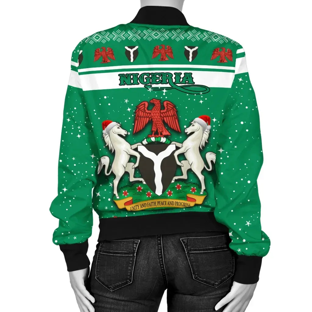 Nigeria Christmas Bomber Jacket