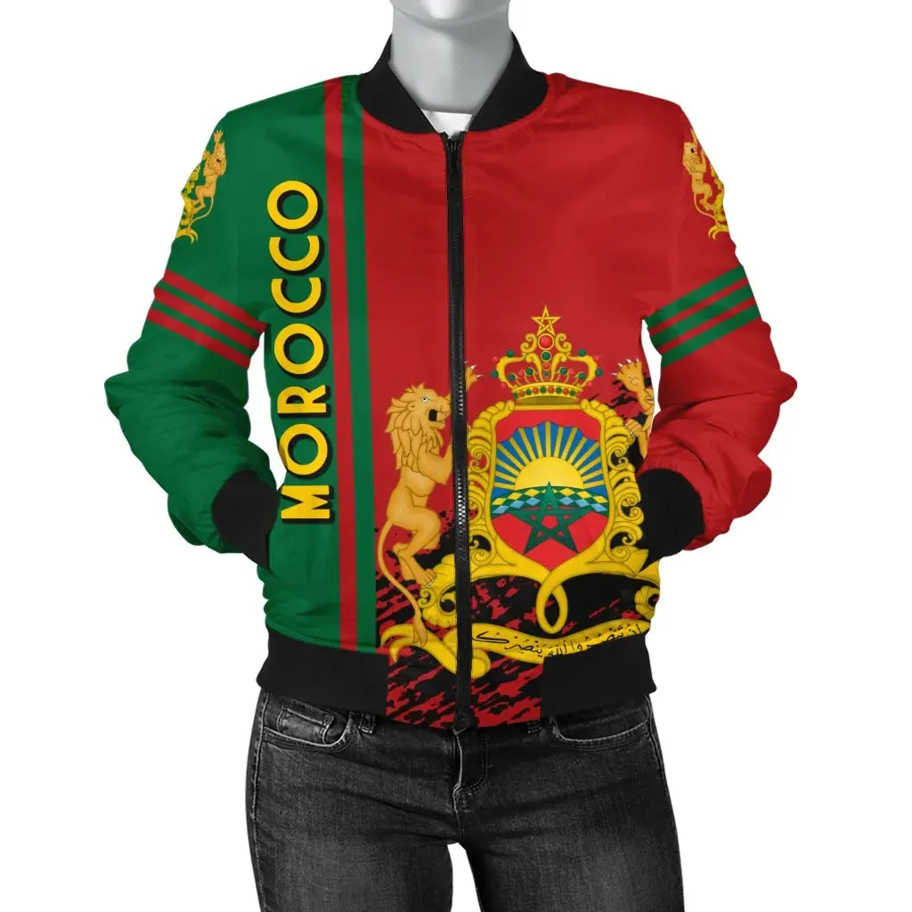 Morocco Bomber Jacket Quarter Style