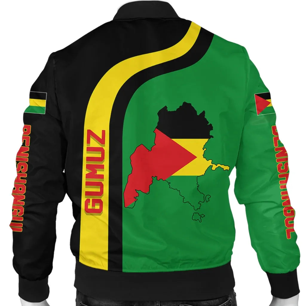 Benishangul Gumuz Flag Maps  Bomber Jacket