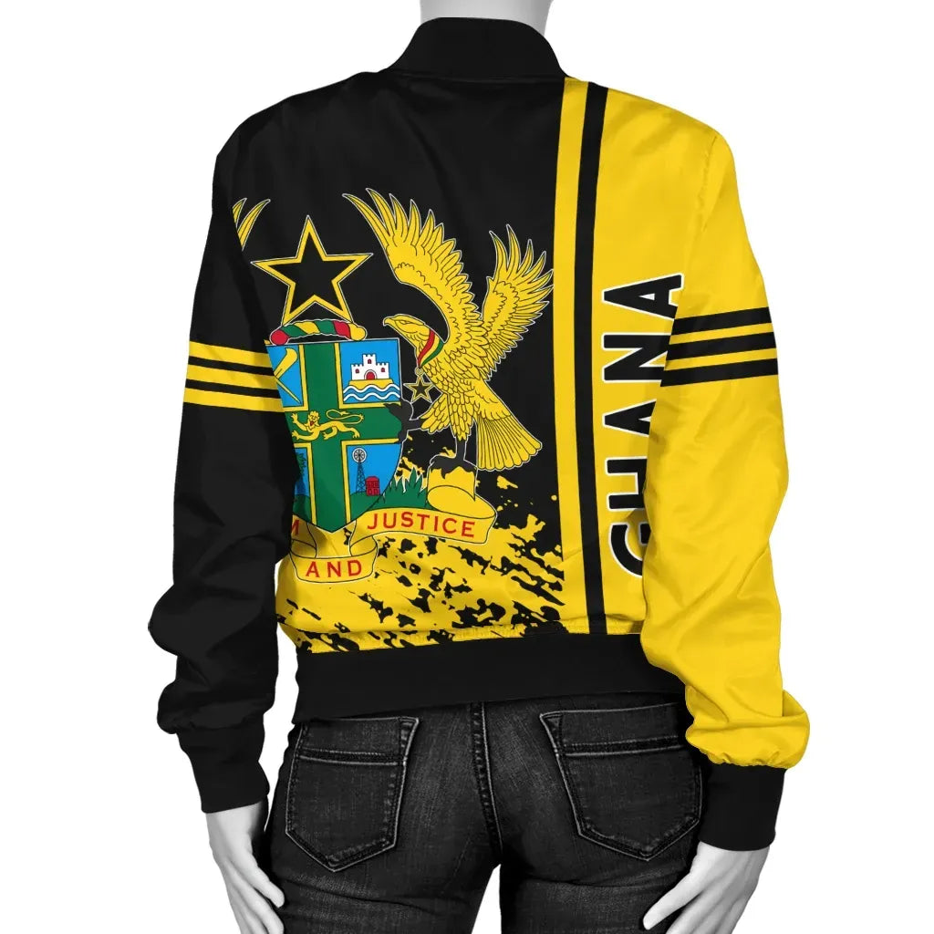 Ghana Bomber Jacket Quarter Style