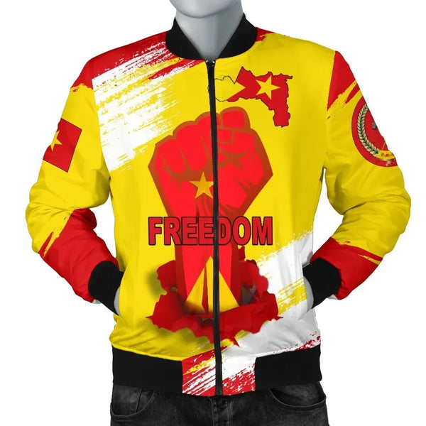 Freedom Tigray Flag And Map  Bomber Jacket