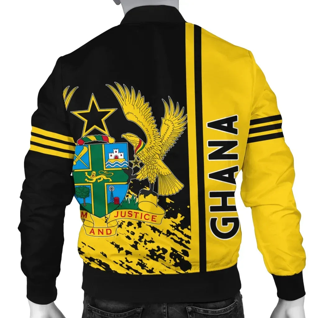 Ghana Bomber Jacket Quarter Style