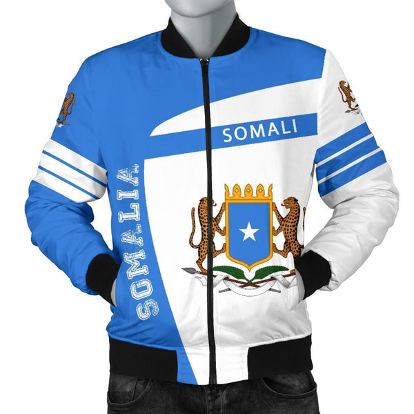 Somalia Coat Of Arms Sport Men's Bomber Jacket - Premium Style