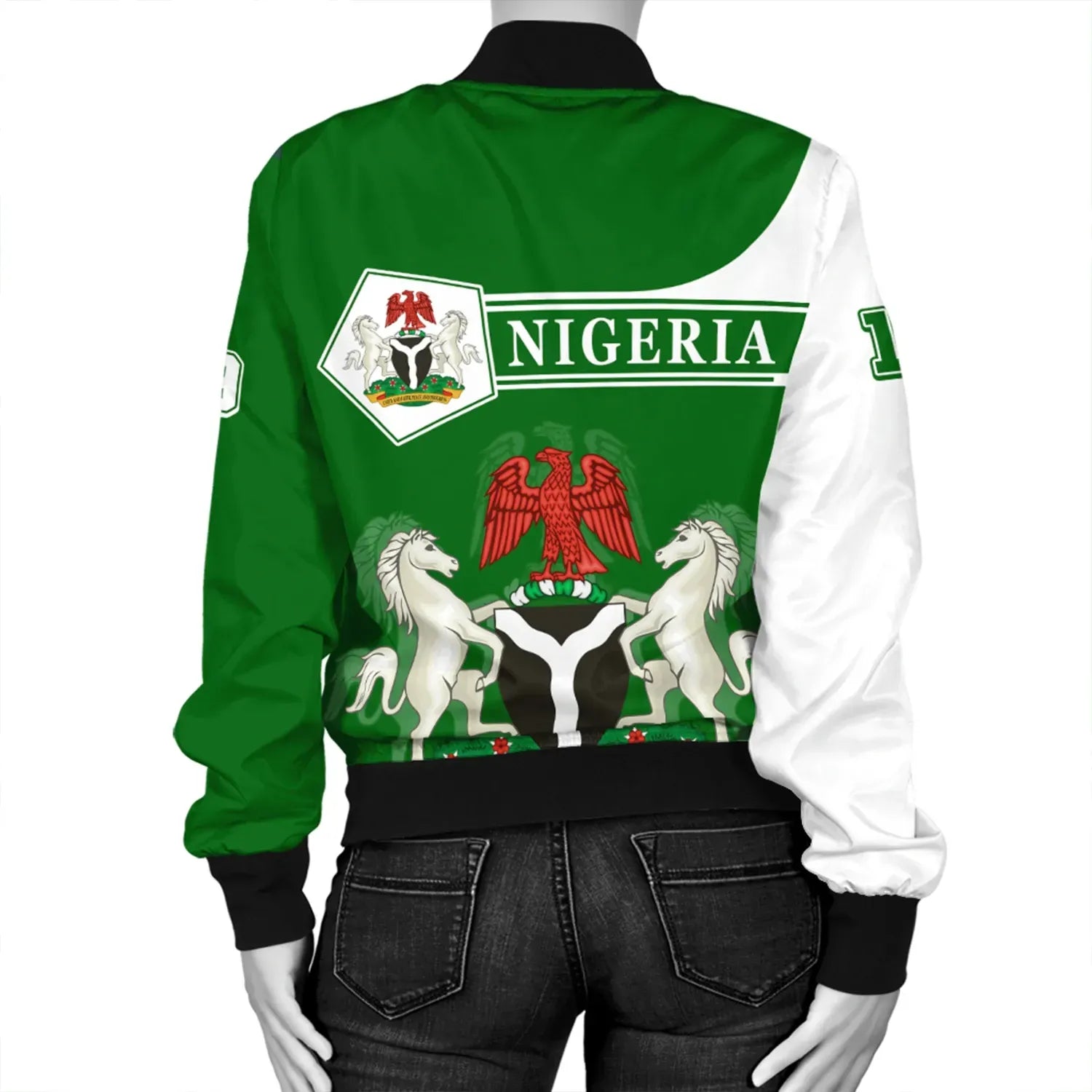 Custom Nigeria Bomber Jacket Pentagon Style