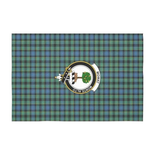 Mowat (of Inglistoun) Tartan Crest Tablecloth