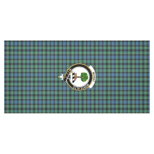 Mowat (of Inglistoun) Tartan Crest Tablecloth