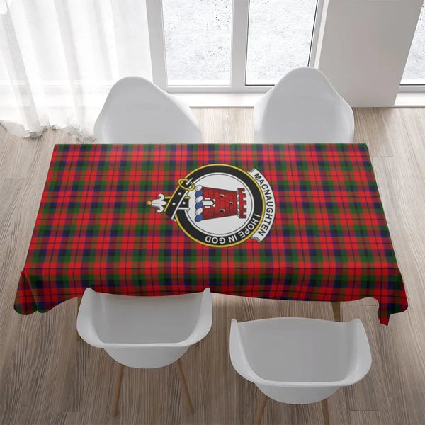 MacNaughten Tartan Crest Tablecloth
