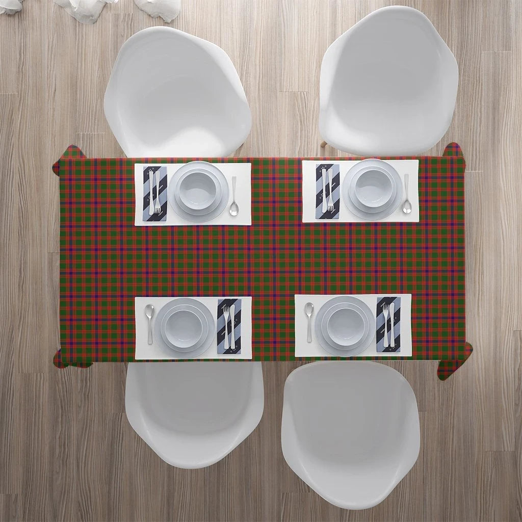 Skene Modern Tartan Plaid Tablecloth